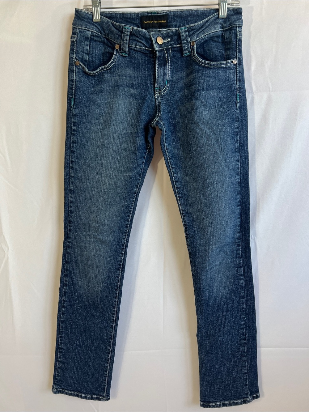 Chinese Laundry Dark Blue Straight Leg Jeans